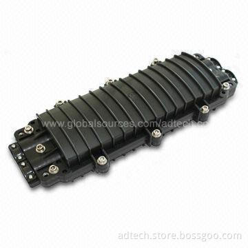Dome/Vertical Fiber Optic Splice Closure, can be installed by Embedding, Suspension or Wall-mounting